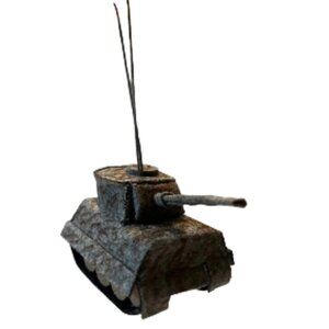 Iconic WWII German  Panther Tank Felt Model Figurine Ornament